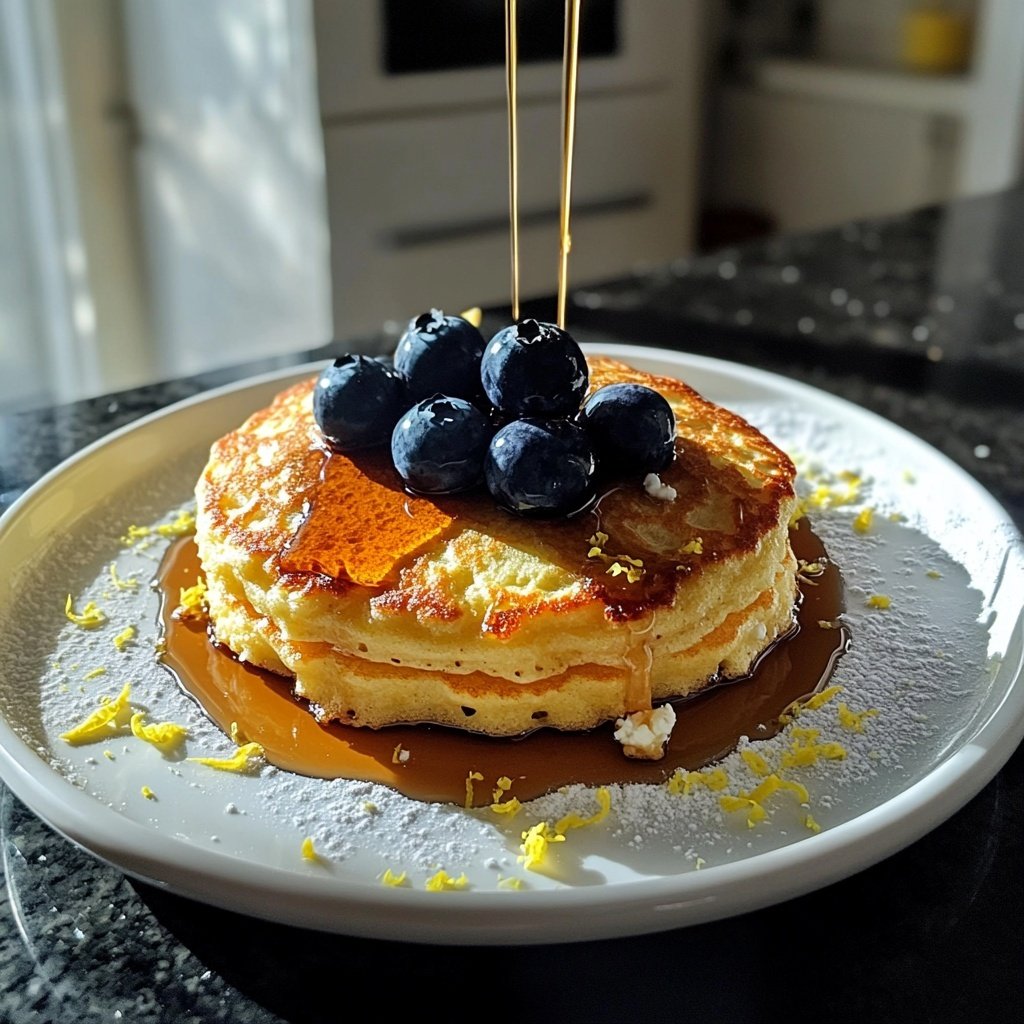 Gluten Free Lemon Ricotta Pancakes