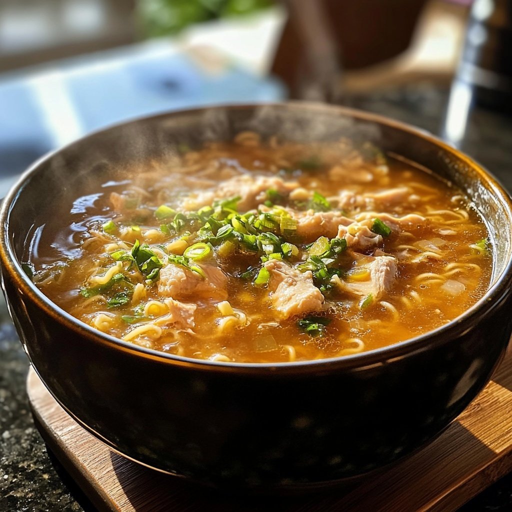 Easy Chicken Ramen Soup