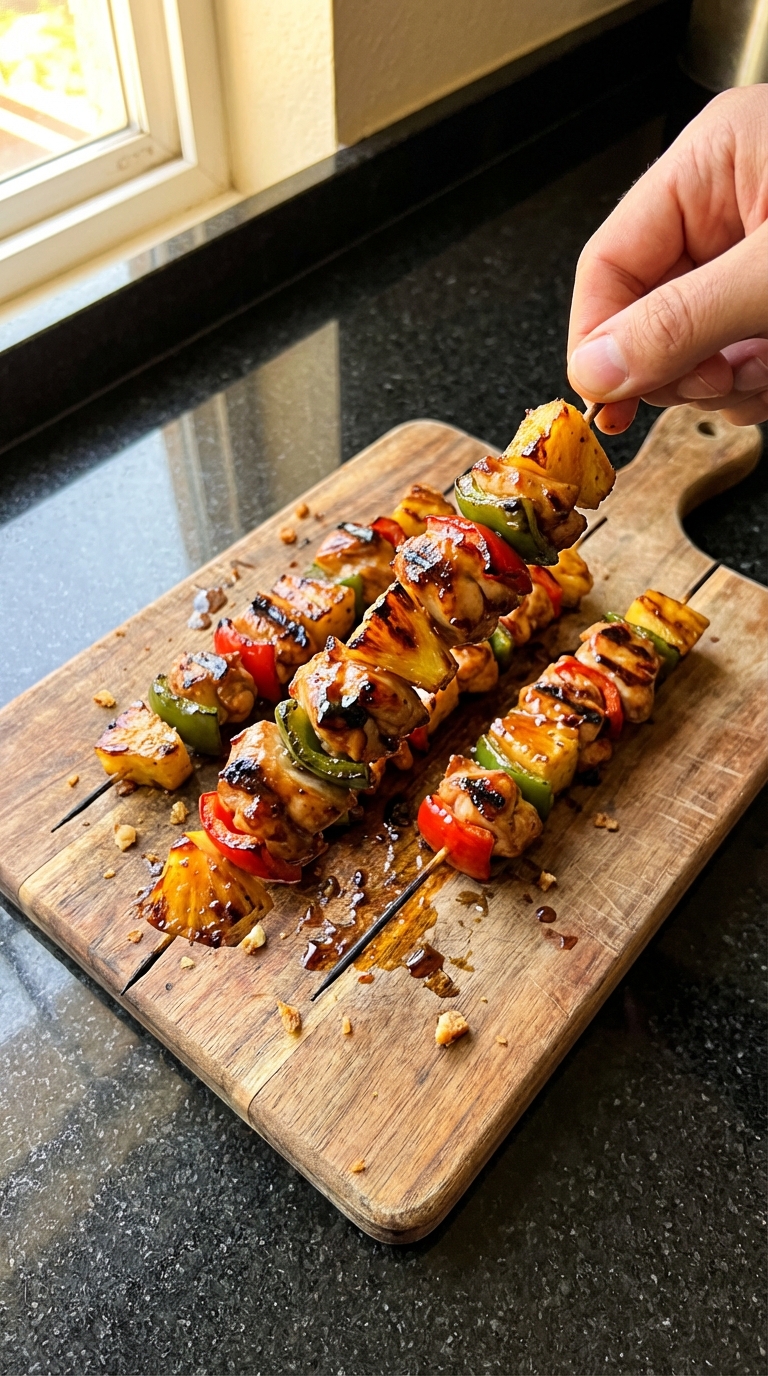 Pineapple Chicken Skewers