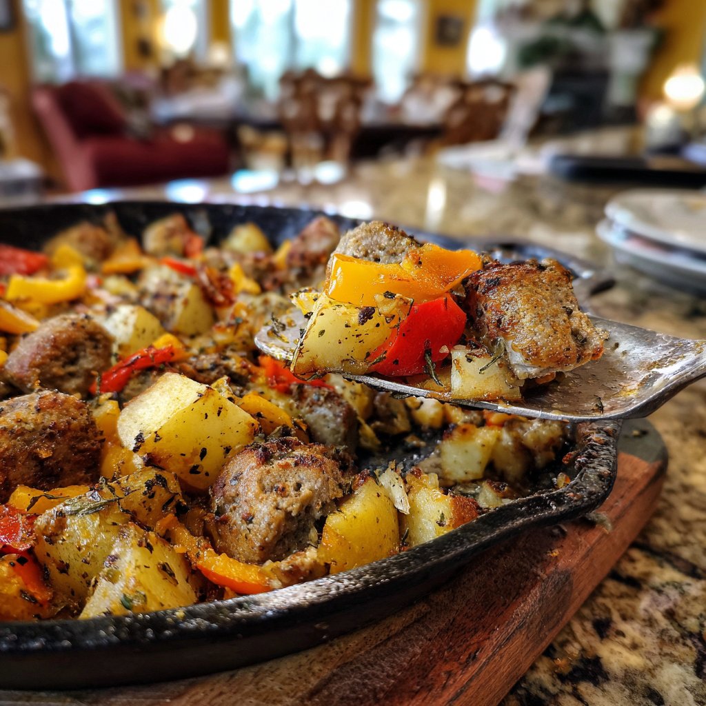 One-Pan Sausage & Veggie Bake