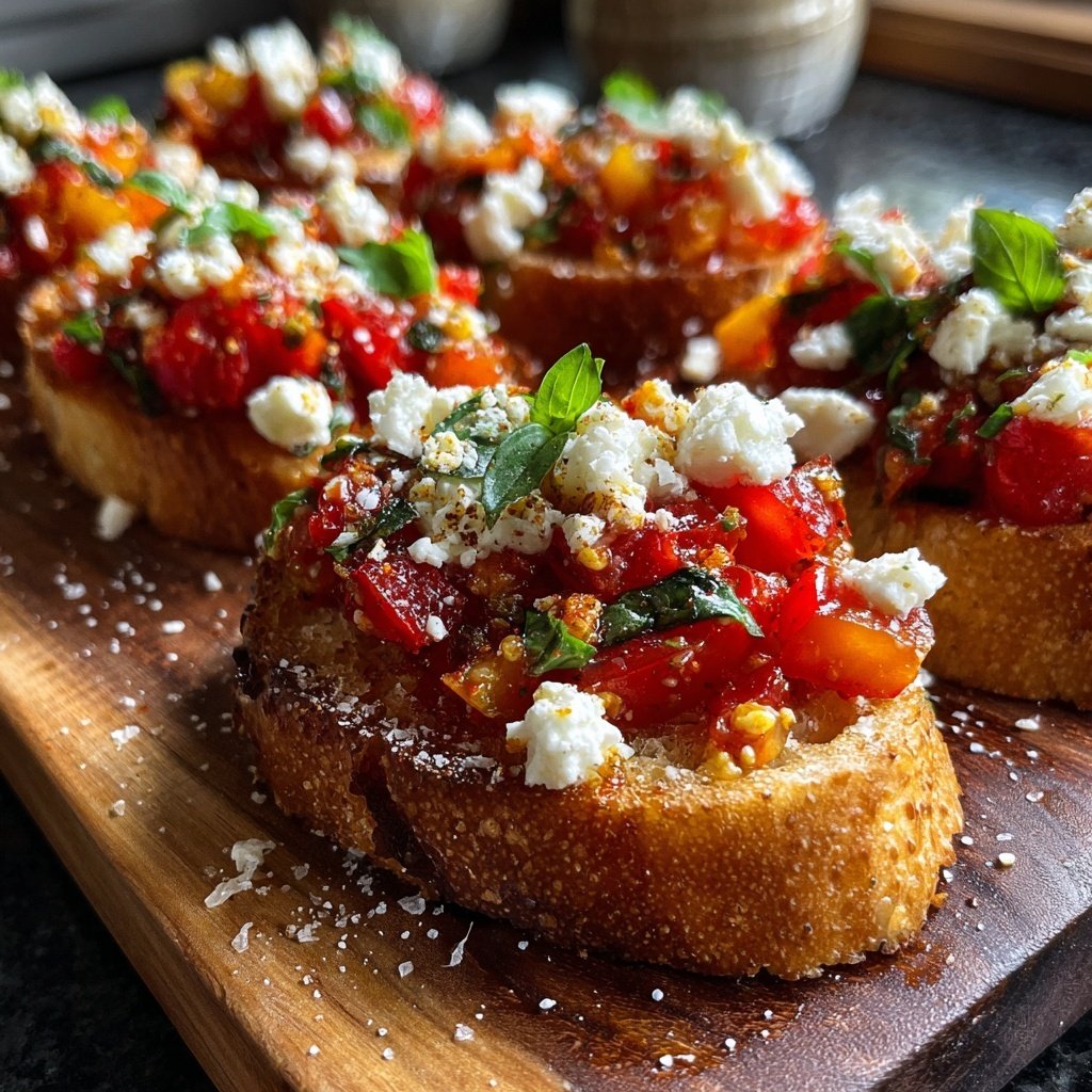 Mediterranean Feta Bruschetta