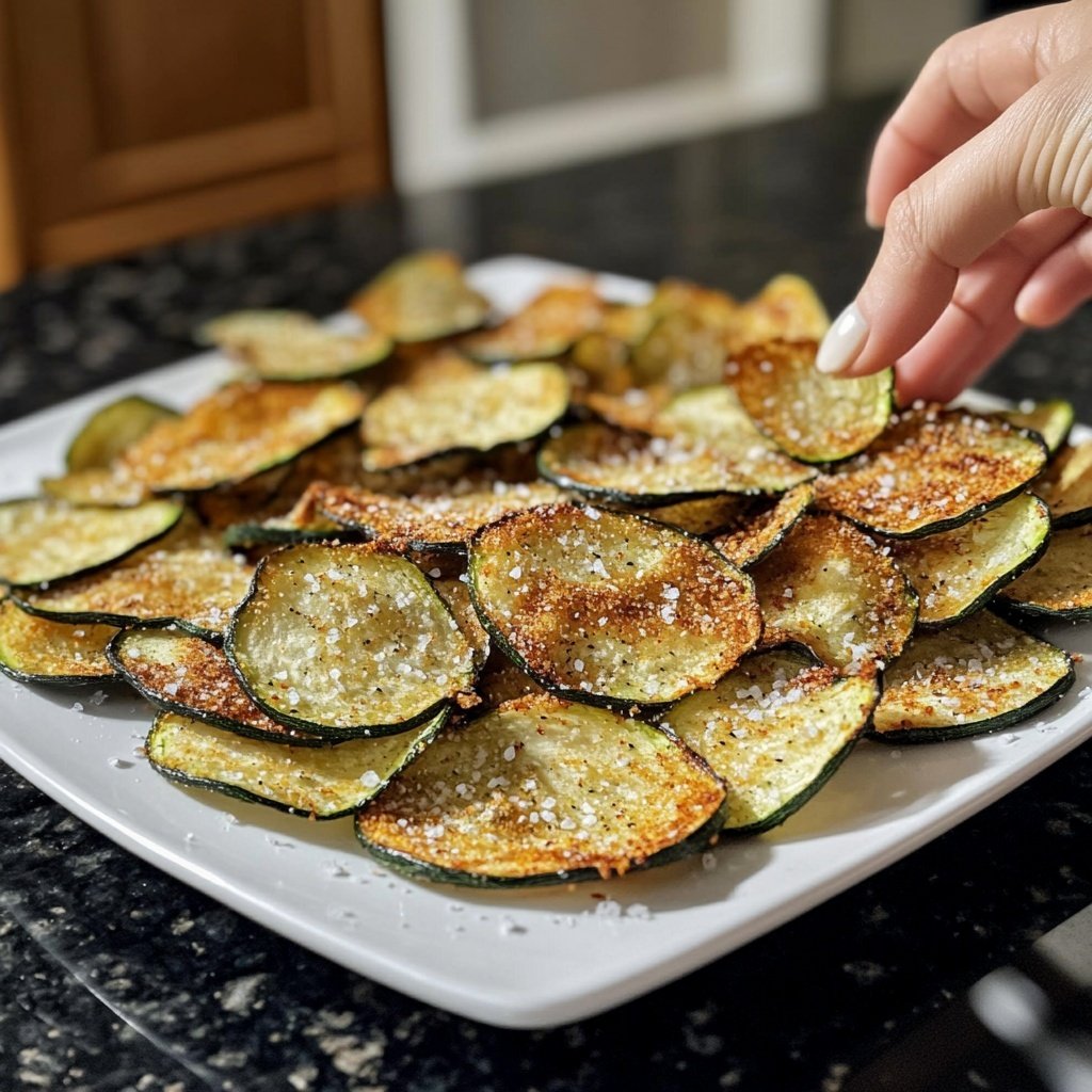 Air Fryer Zucchini Chips