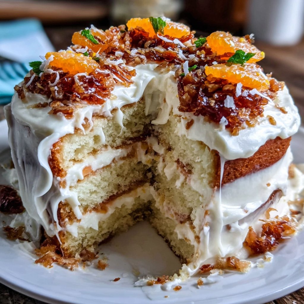 Vanilla Tangerine Spring Cake