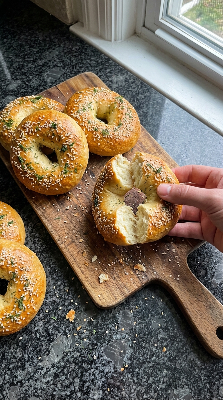 High-Protein Greek Bakery Bagels