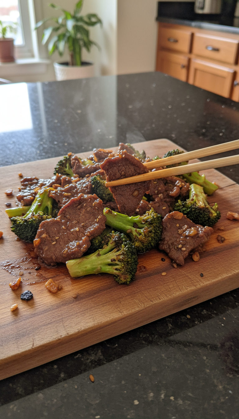 Quick Beef and Broccoli Stir Fry