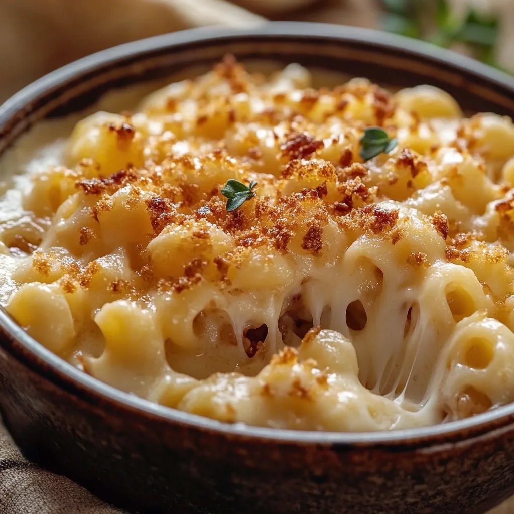 French Onion Soup Mac & Cheese