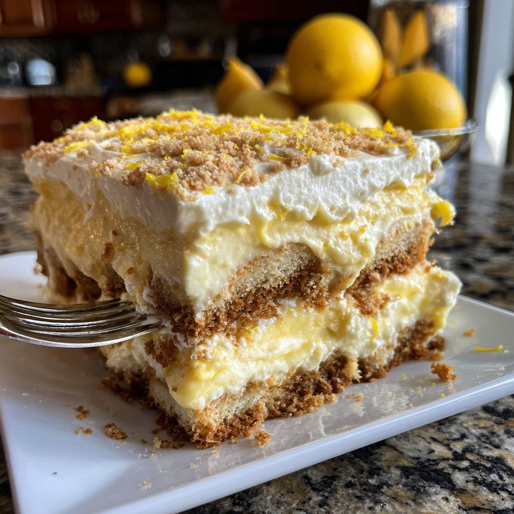 Limoncello Tiramisu with Mascarpone Cream
