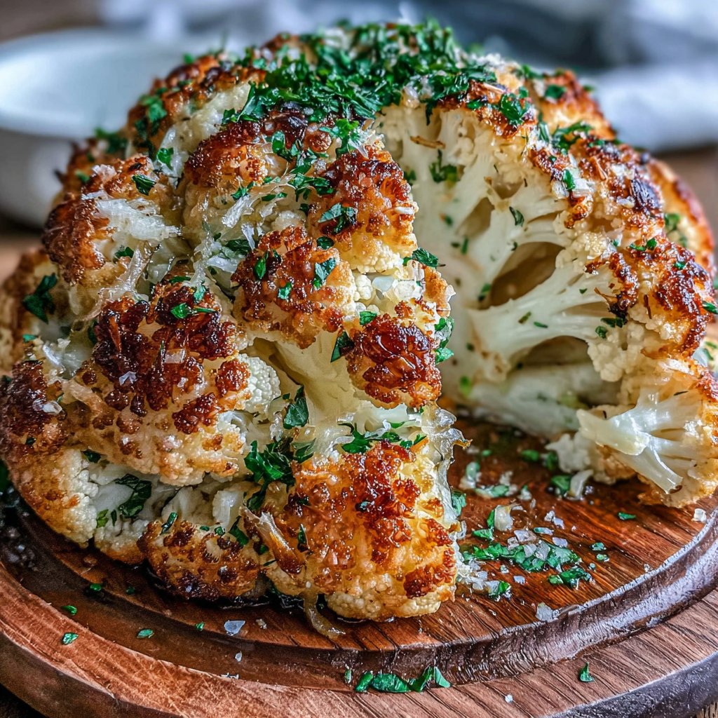Roasted Cauliflower with Turmeric