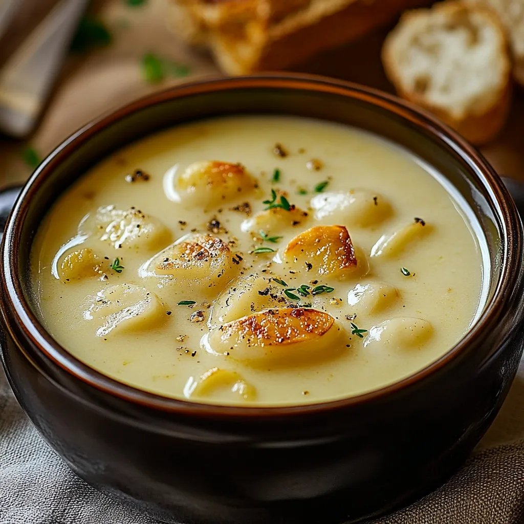 Country French Garlic Soup