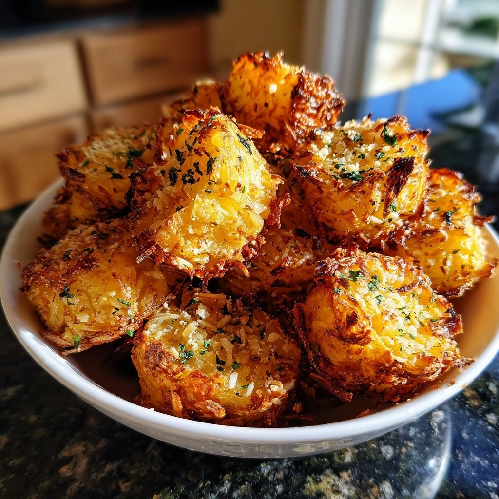 Crispy Parmesan Potato Bites