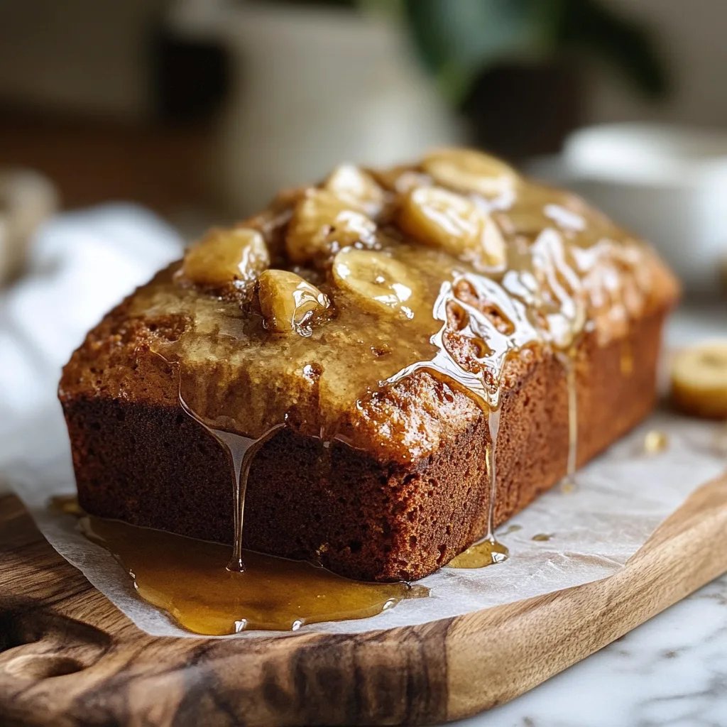 Moist Honey Vanilla Banana Bread