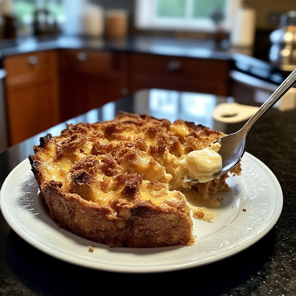 Bread Pudding with Butter Rum Sauce