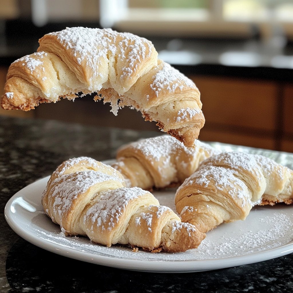 Buttery Vanilla Crescent Cookies