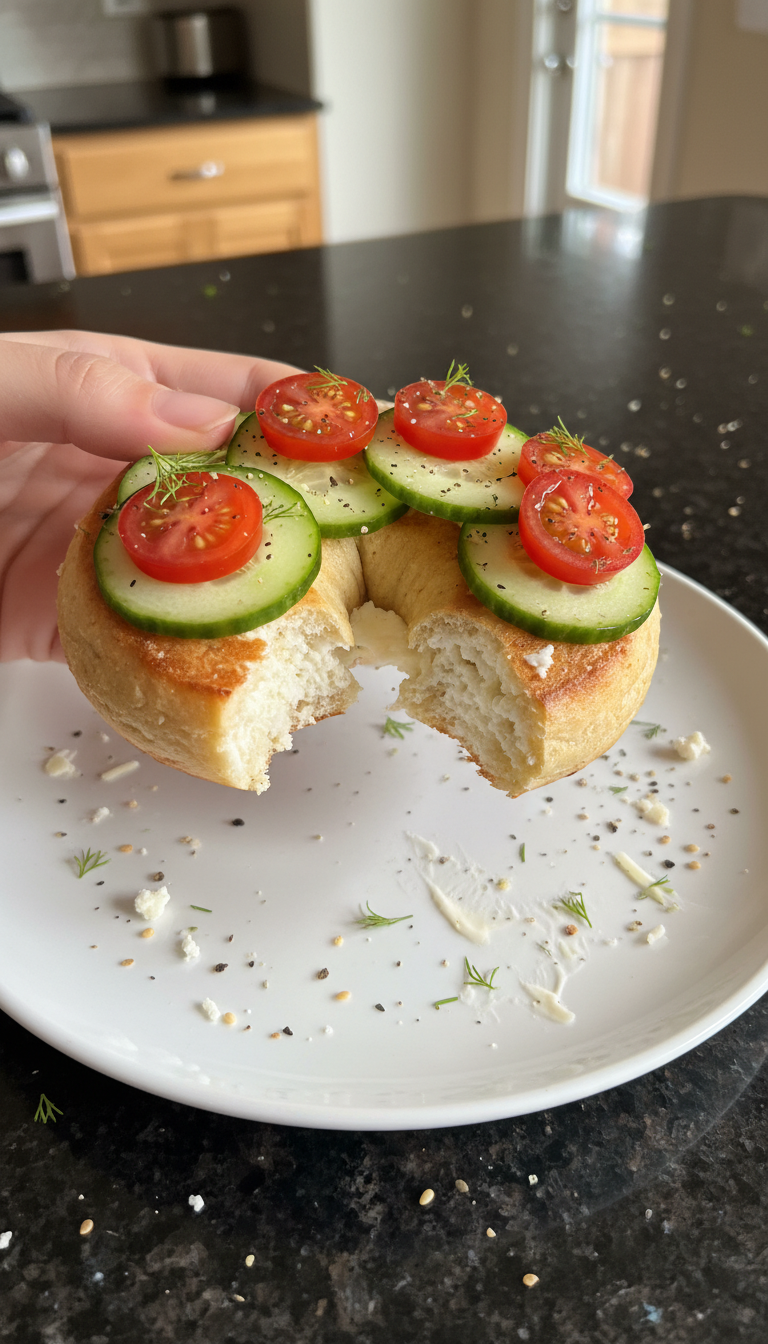 Cottage Cheese Bagel Medley