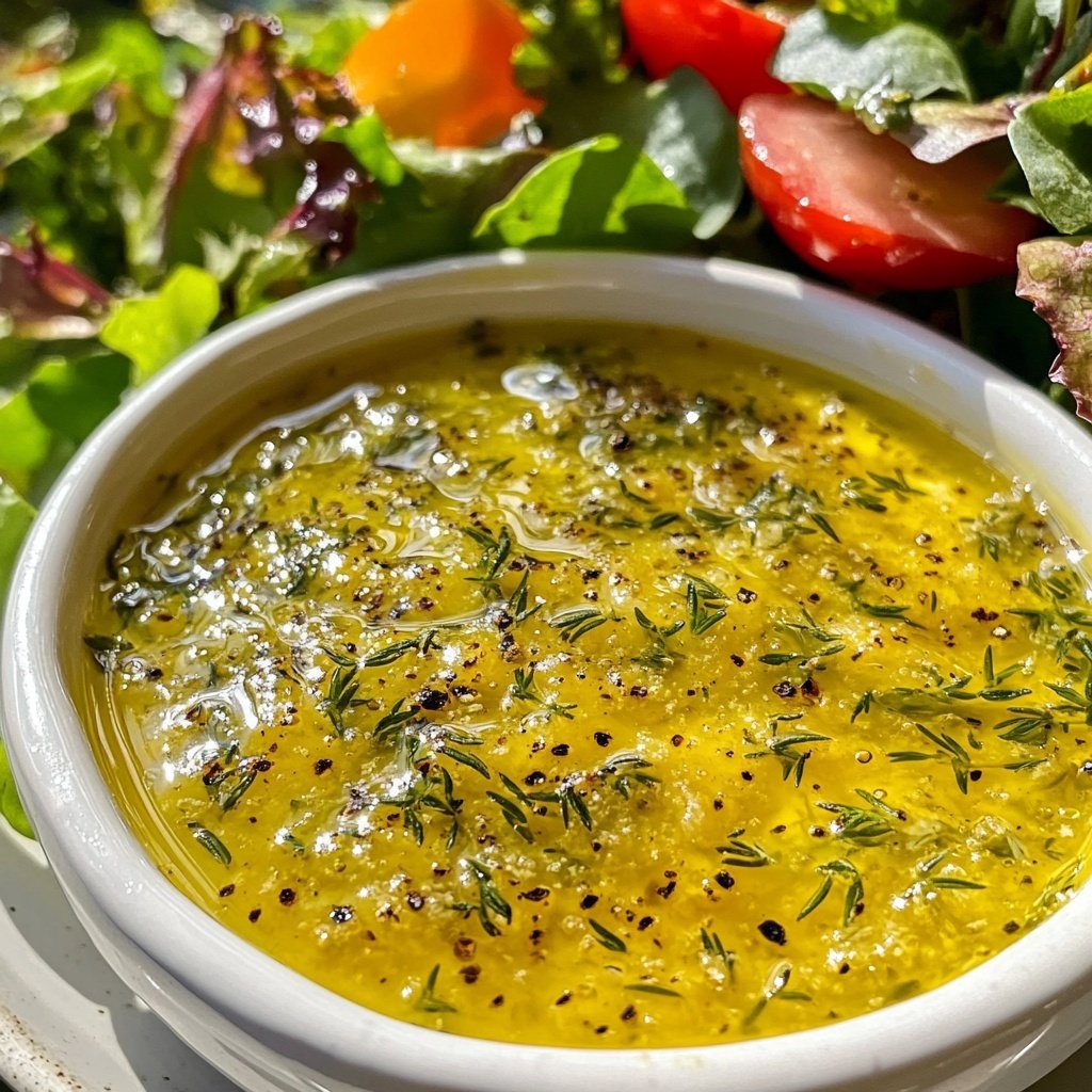 Meyer Lemon Honey Thyme Vinaigrette