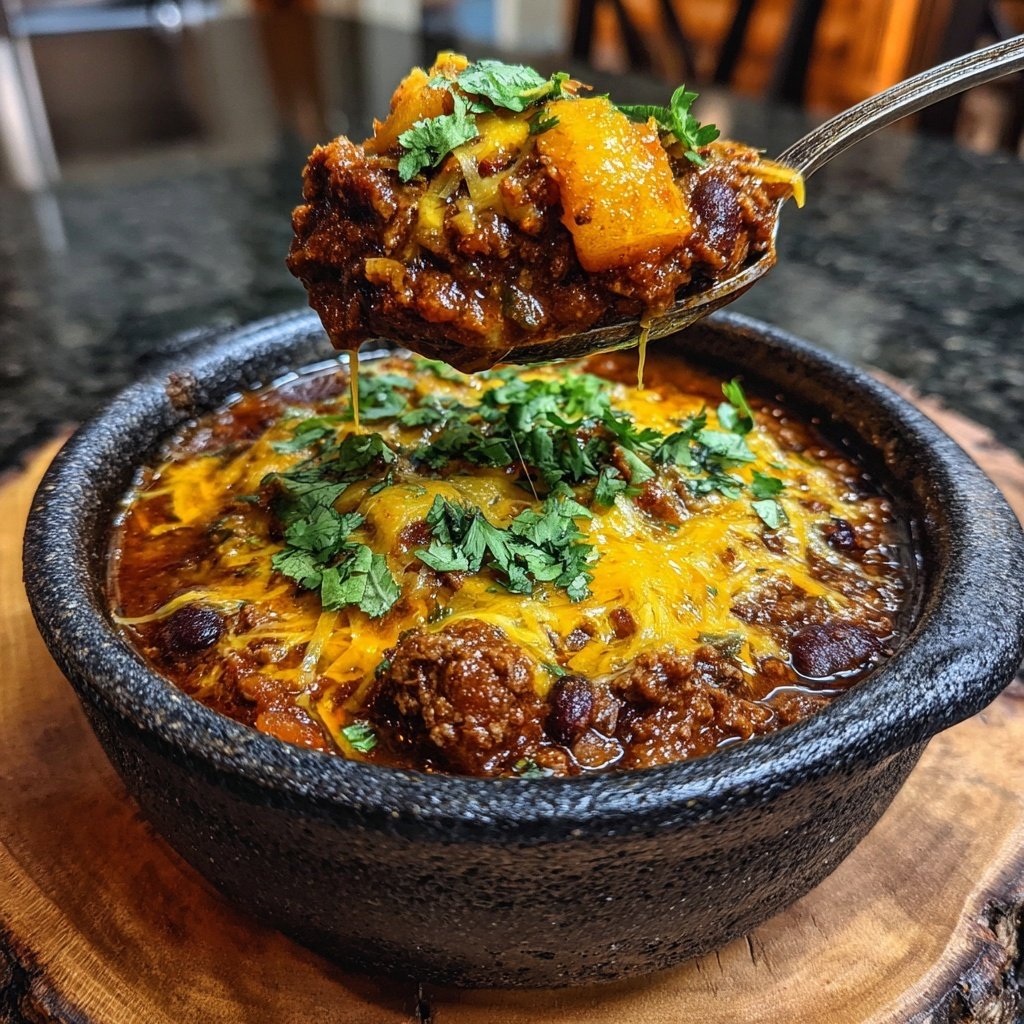 Hearty Caramelized Onion Chili