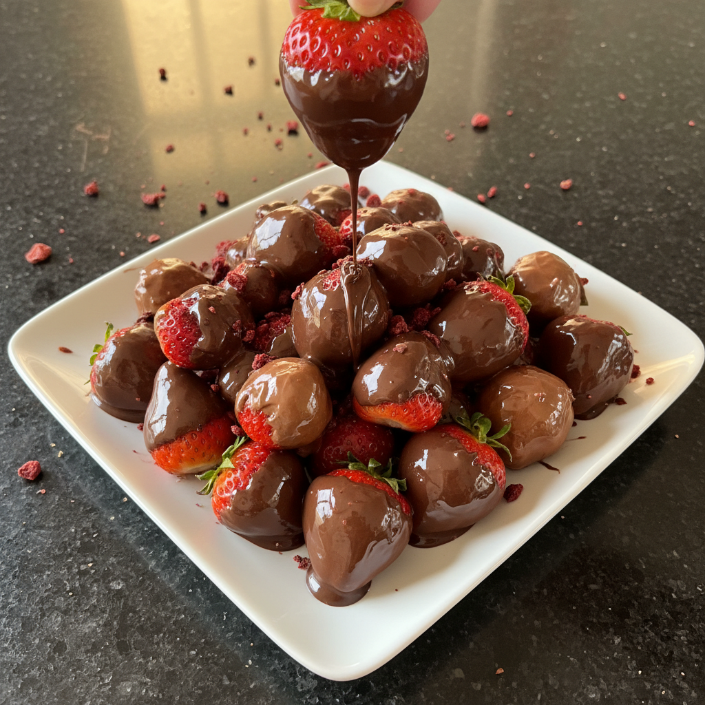 Chocolate-Covered Strawberry Fruit Salad