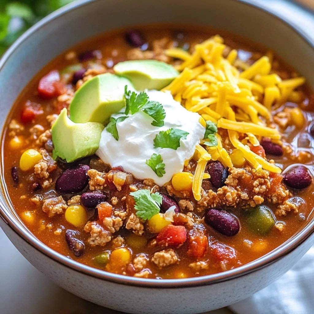 Healthy & Easy Turkey Chili