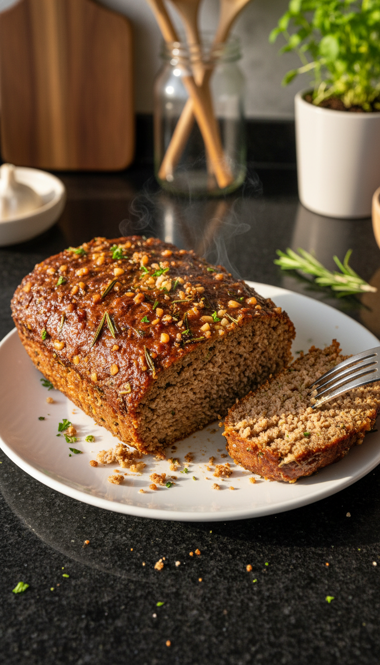 Savoury Garlic Meatloaf