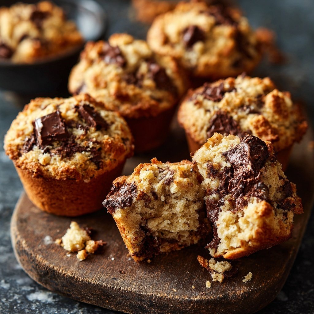 Almond Flour Chocolate Chip Muffins