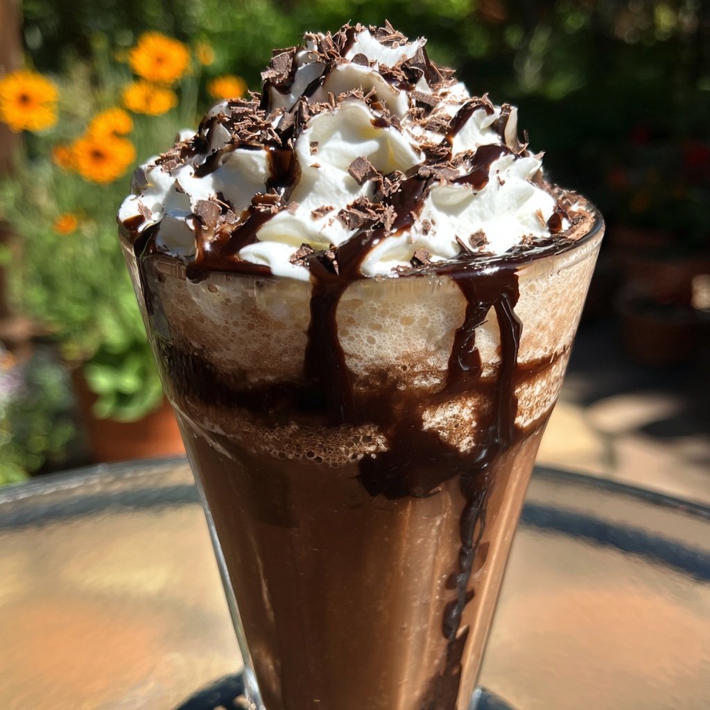 Chocolate-Covered Vanilla Frappe