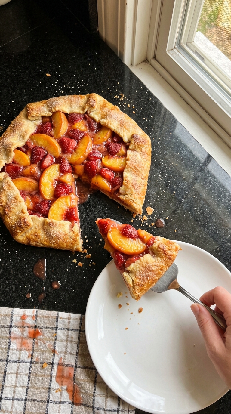 Strawberry Peach Galette
