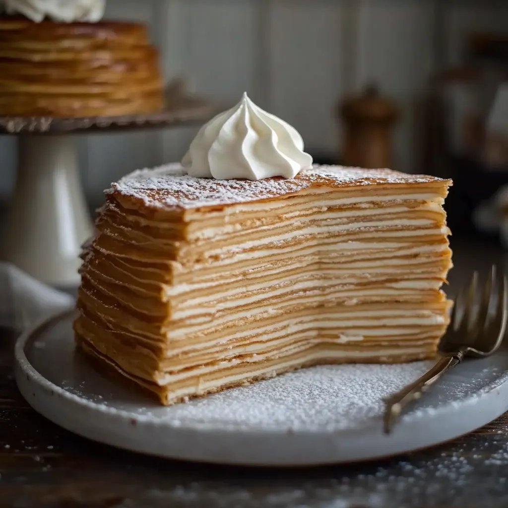Vanilla & Speculoos Crêpe Cake