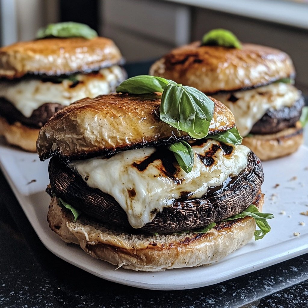 Balsamic Portobello Burgers