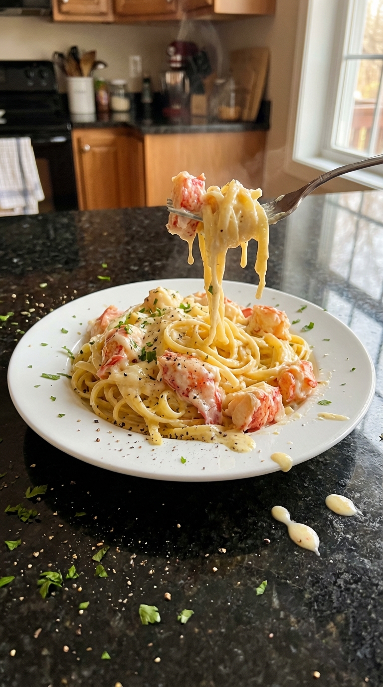 Creamy Lobster Alfredo Delight