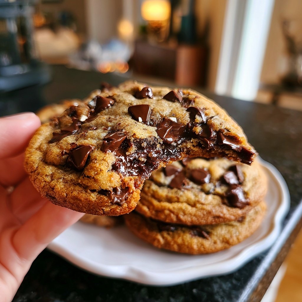Double Chocolate Chip Cookies