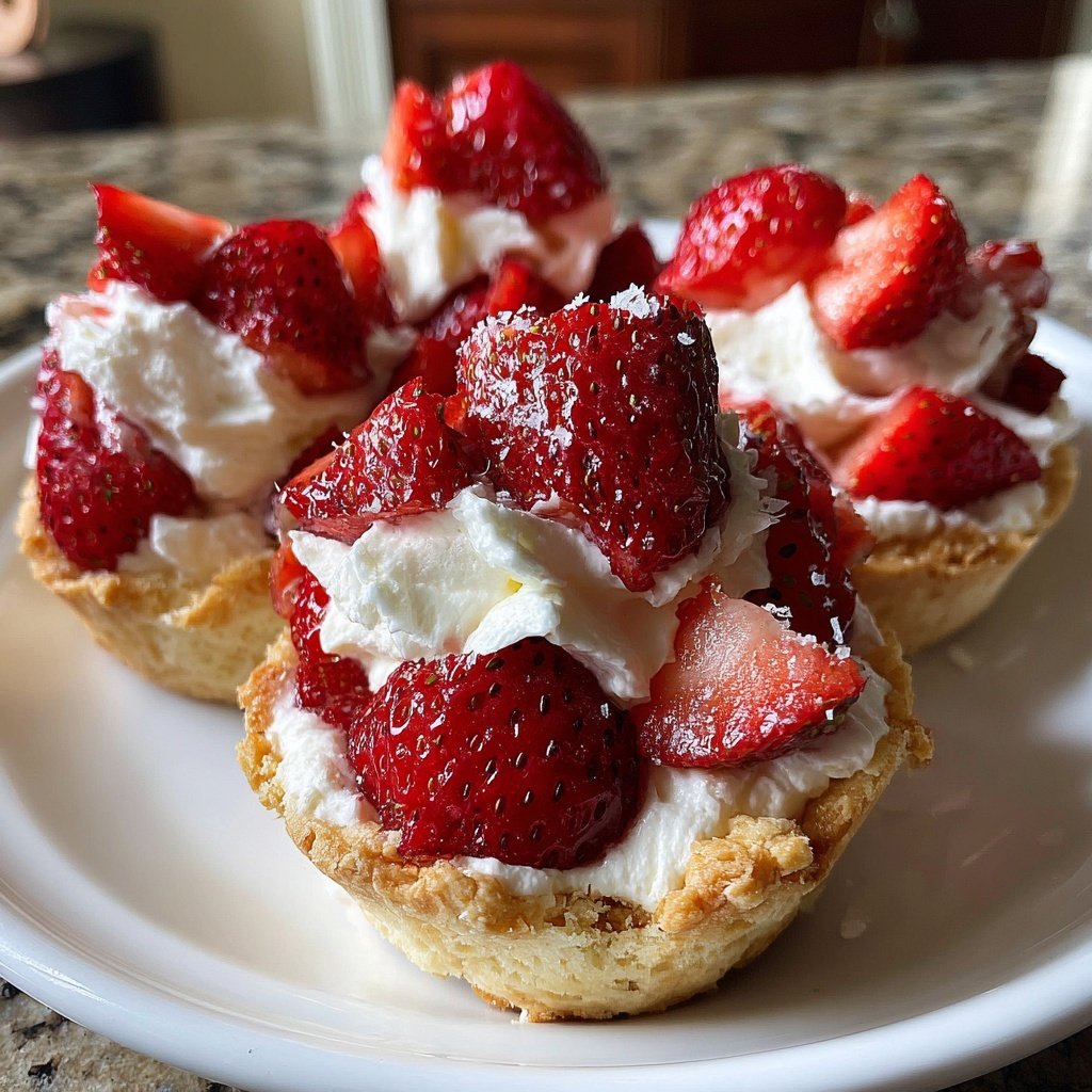 Strawberry Cream Cheese Cups