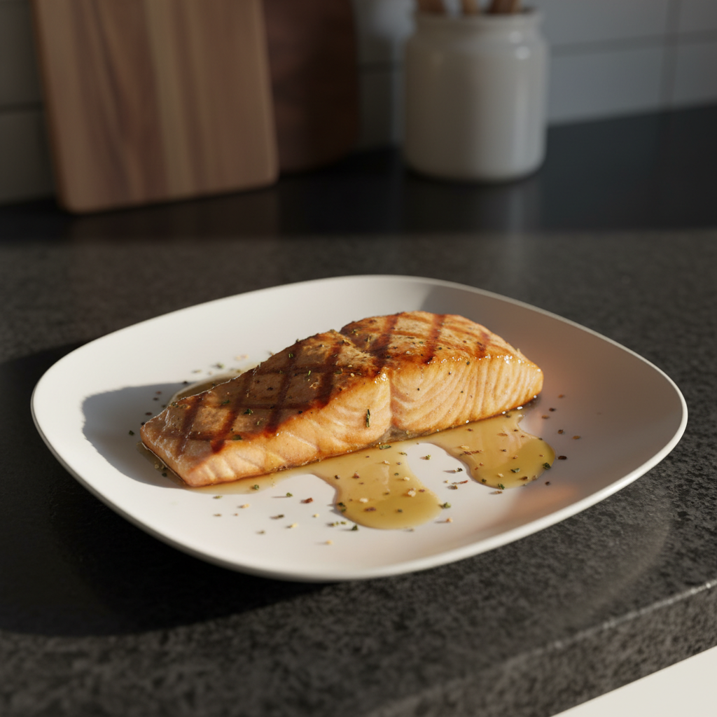 Elegant Grilled Salmon with Glaze