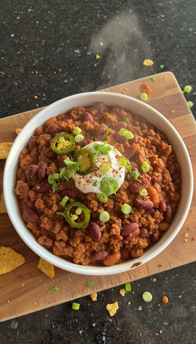 Beef and Bean Chili Delight