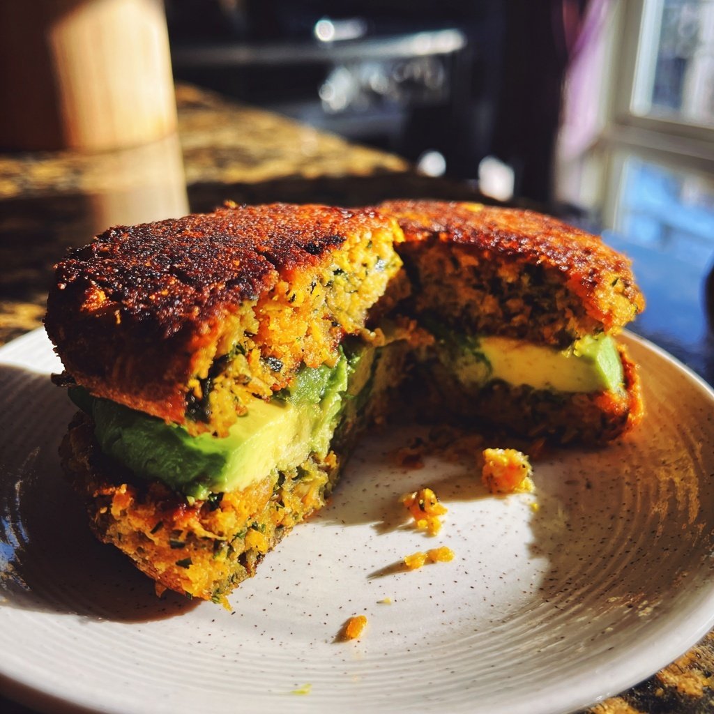 Seaweed Kelp Burger with Avocado