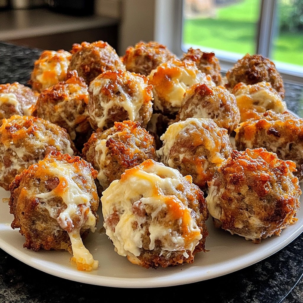 Cream Cheese Sausage Balls